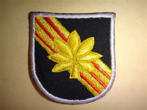 Vietnam War Us 5th Special Forces Group Major Rank Beret Patch 999