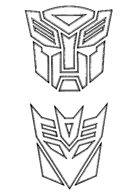 The most common tik tok logo material is wood. Transformers Logos Coloring Pages - Get Coloring Pages