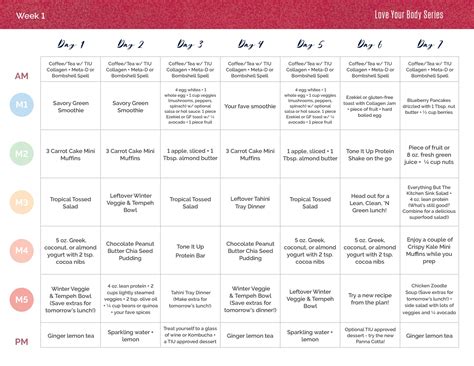 Simple Clean Eating Meal Plans For Women Tone It Up