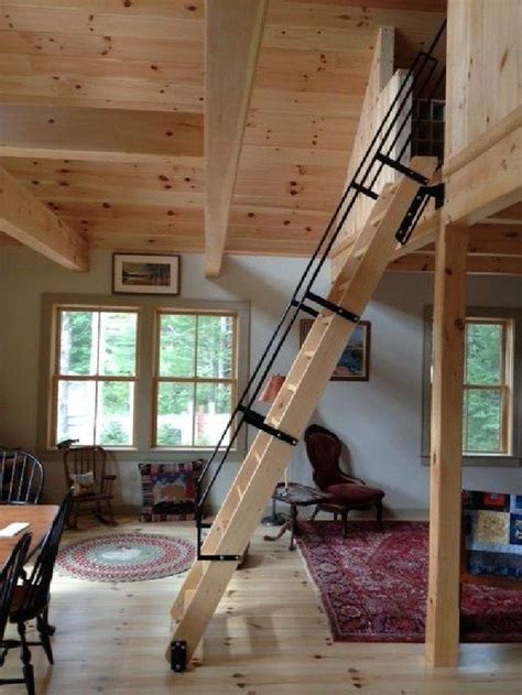 Nice 34 Popular Ladders Ideas For Space Saving Tiny House Stairs