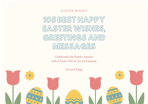 110 Best Happy Easter Wishes Greetings And Messages Virtual Edge