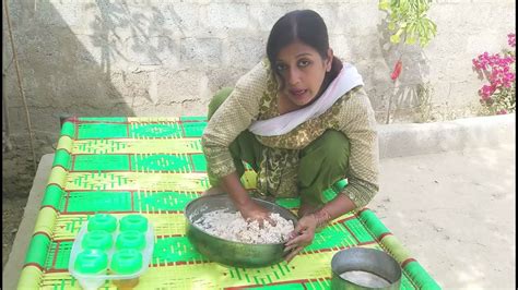 How To Make Original Wheat Dough With Salt Aata Goondne Ka Tarika My Village Life By Noreen