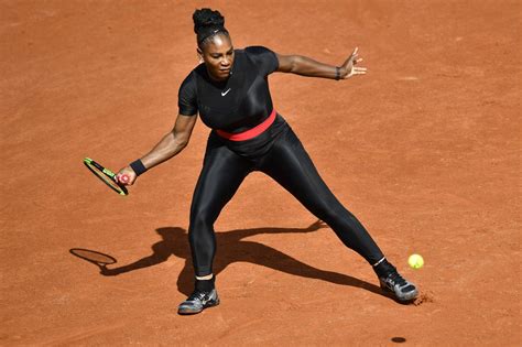 Serena williams' outfit for her 2019 french open tennis match on monday made a few bold statements — literally. Serena Williams - French Open Tennis Tournament in Paris ...