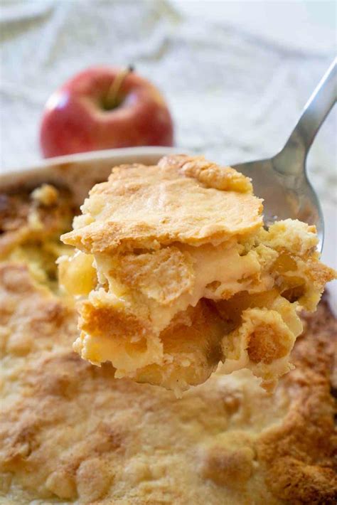Apple Dump Cake Easy 3 Ingredient Recipe The Happier Homemaker