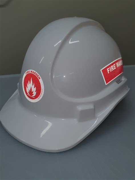 Fire Warden Hard Hat Sticker Pack National Safety Signs