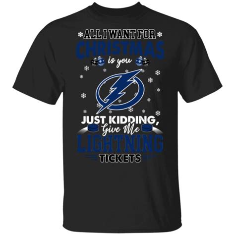 NHL Tampa Bay Lightning Tickets Funny Christmas T Shirt Customise T