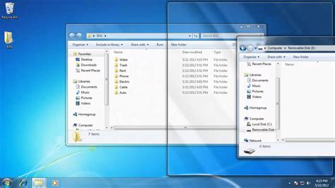 Learn Windows 7 Moving Files And Folders Youtube