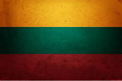 Flag Lithuanian Lithuania Wallpapers Litauen Grunge Visitar