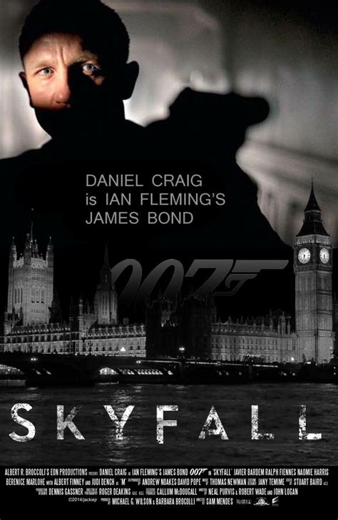 Skyfall James Bond Movie Poster Art