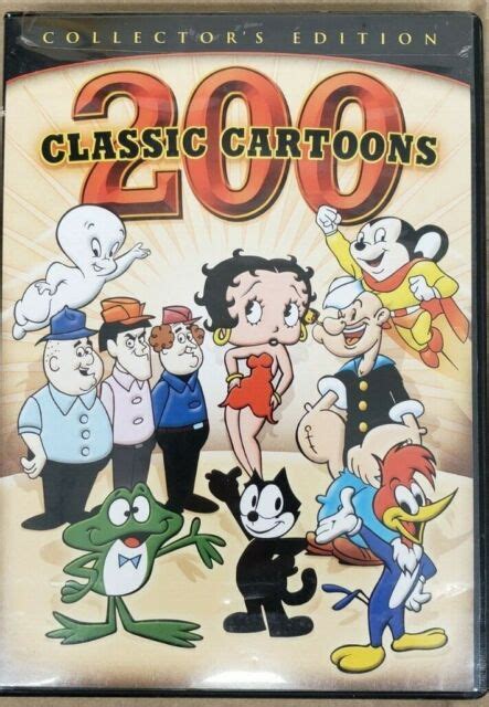 Collectors Edition 200 Classic Cartoons 4 Disc Set Mill Creek Ebay