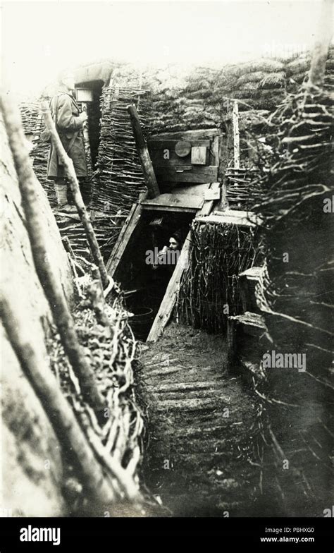 1773 Trench First World War Fortepan 85689 Stock Photo Alamy