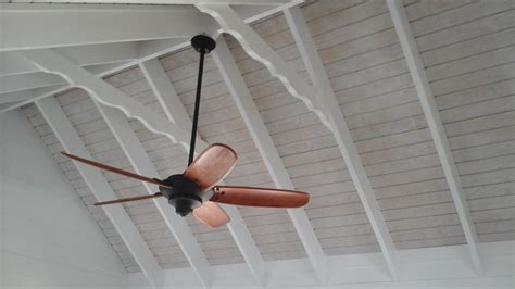 Ceiling Fan Pickled T1 11 Ceiling Pitched Ceiling Porch Ceiling T1