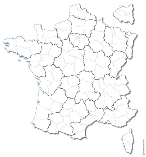Carte De France Vierge Png Carte De France Avec Les Regions Vierge