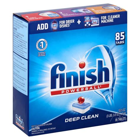 Finish Powerball Deep Clean Dishwasher Detergent Tabs Shop Dish Soap