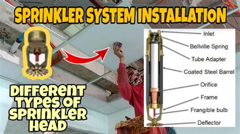 Installation Of Pendent Sprinkler Head Sprinkler System Installation