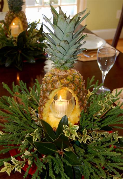 Go Fruity With This Holiday Centerpiece Pineapple Centerpiece Pineapple Party Decorations