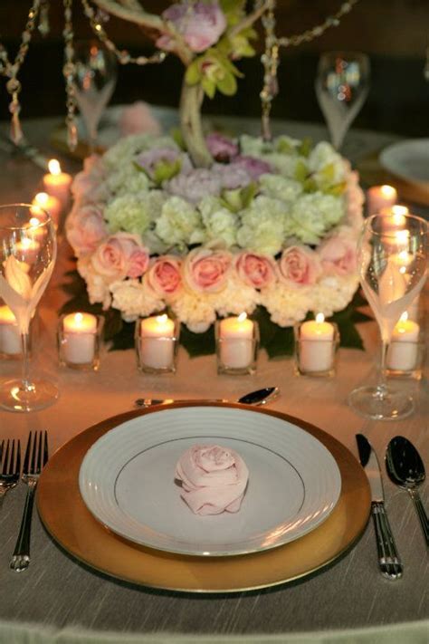 Romantic Centerpiece Ultra Luxe Luxurious Glamour Wedding