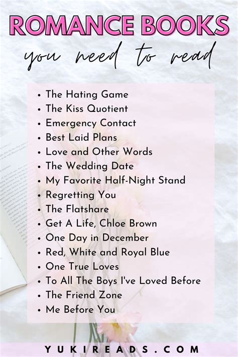 The Best Romance Books Reading List Good Romance Books Romance Books