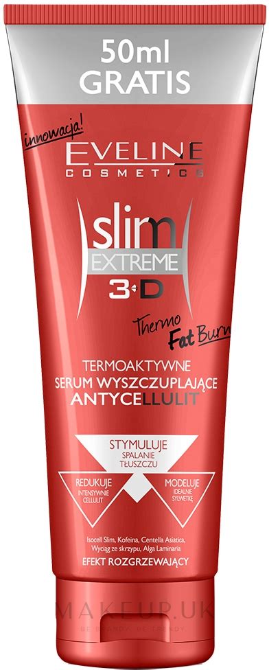 eveline cosmetics slim extreme 4d thermo fat burner thermoactive body shaping cream gel