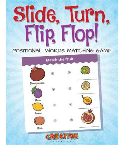 Slide Turn Flip Flop Positional Words Matching Game Buy Slide