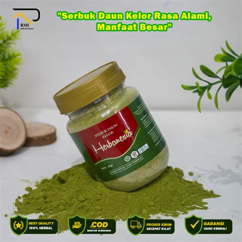 Serbuk Daun Kelor Asli Masker Wajah Organik Bubuk Daun Kelor Original