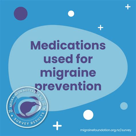 Medications Used For Migraine Prevention Migraine Foundation Aotearoa Nz
