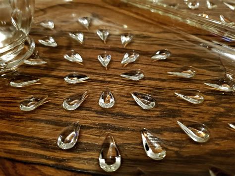 Hazel Atlas Informal Teardrop Clear Snack Plate And Cup Set Of Etsy