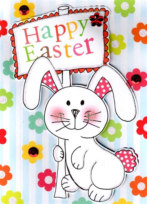 Cute Free Printable Easter Cards Rabbit In The Moonlight Easter Card