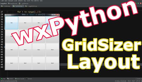 Python Gui Creating Gridsizer In Wxpython Codeloop
