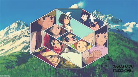 Ghibli Collage Ghibli Anime Collage