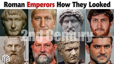 2nd Century Roman Emperors Realistic Face Reconstruction Using Ai And