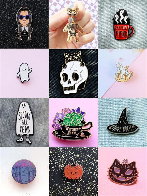 12 Halloween Enamel Pins To Show Off Your Spooky Side