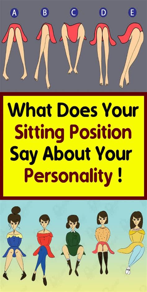 What Does Your Sitting Position Say About Your Personality Sitting Positions Personality