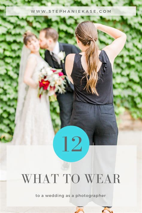 What To Wear As A Wedding Photographer Stephanie Kase Wedding