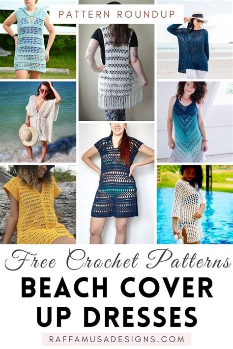 15 Free Swimsuit Cover Up Crochet Patterns • Raffamusadesigns