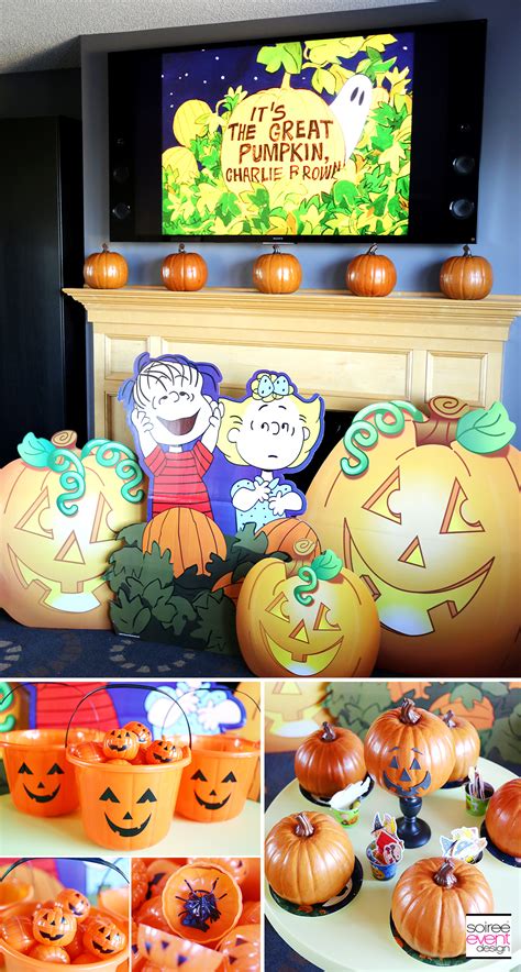 It's The Great Pumpkin Charlie Brown Halloween Party - Soiree Event Design