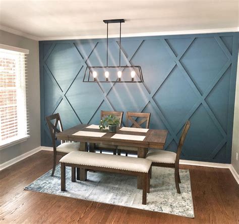 Geometric Wood Accent Wall Diy Trista Shumaker