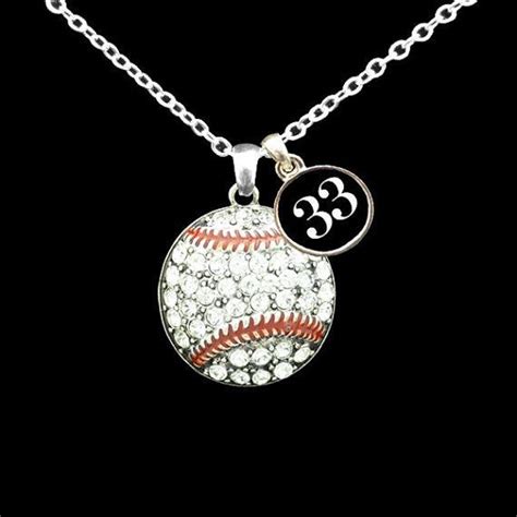 Custom Jersey Number NECKLACE with Bling Sports | Etsy | Number necklace, Necklace, Love necklace