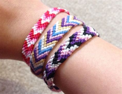 Cool Chevron Friendship Bracelet Pattern