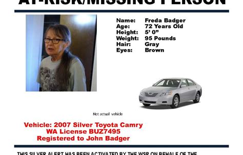 silver alert issued for missing blaine woman 790 kgmi