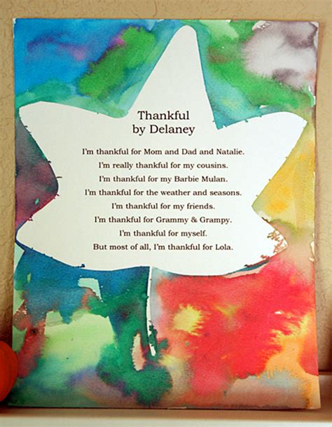 Thankful Poems Homeschool Com