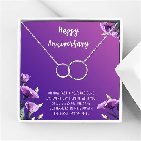 Anavia - Anavia Happy Anniversary Gift Necklace,Wedding Anniversary ...