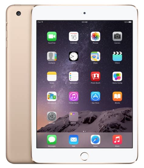 Refurbished Apple Ipad Mini 3rd 16gb Wi Fi 79 Gold Mgye2lla