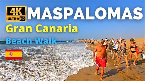 Gran Canaria Maspalomas Playa Del Ingles Naturist Beach Walk Spain