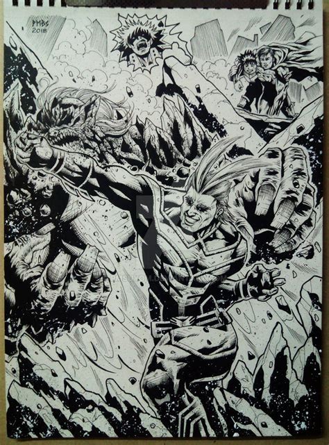 All Might Vs Doomsday By Pmsuyom On Deviantart
