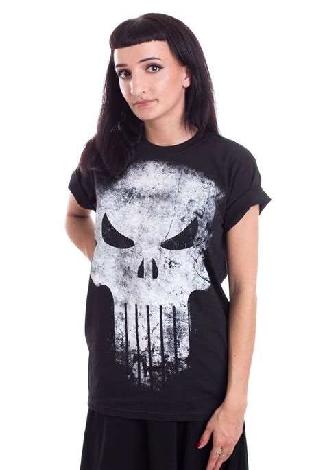 The Punisher Distressed Skull T Shirt Impericon De