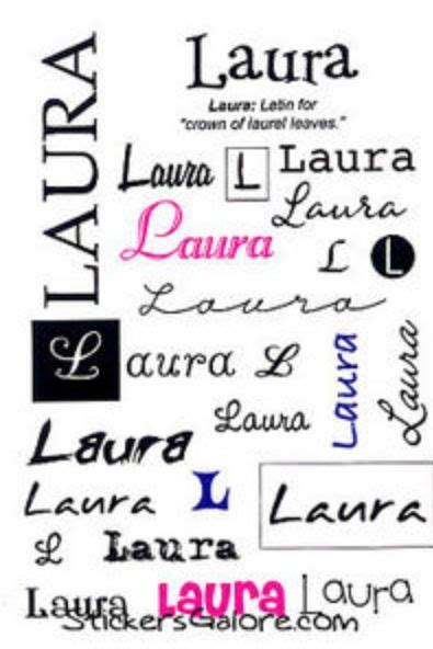 The Name Laura Lettering Cool Lettering Types Of Lettering