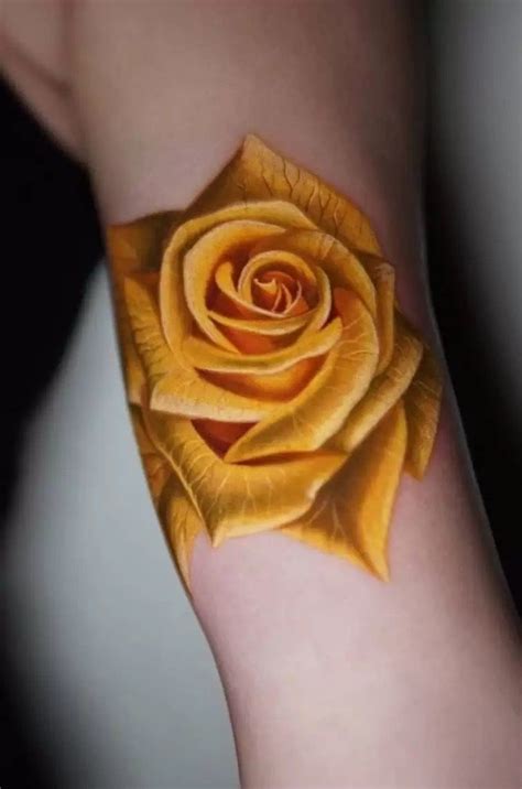 60 Yellow Rose Tattoos And Their Meanings In 2023 Yellow Rose