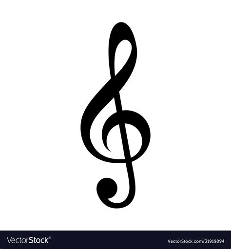 Treble Clef Svg Music Sheet Music Vector Music Clipart Note Clipart