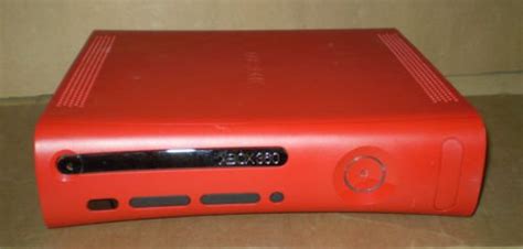Microsoft Xbox 360 Elite Red Limited Edition Console Shell And Faceplate